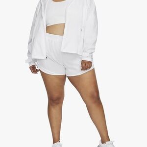 Nike Women's Dry Fit Running White Shorts